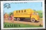 Sellos de Africa - Zambia -  ZAMBIA 1974 Sello Nuevo UPU Berna Camion Servicio Postal Rural