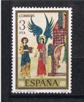 Stamps Spain -  Edifil  2286   Pintores   Códices   Día del Sello. Marco dorado  