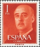 Stamps Europe - Spain -  ESPAÑA 1960 1290 Sello Nuevo General Franco (1892-1975) 1pta