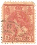 Stamps : Europe : Netherlands :  Queen Wilhelmina, Scott # 65