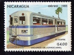 Sellos de America - Nicaragua -  autocarril  4 cent.$