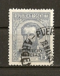 Stamps Argentina -  Martin Guemes.