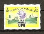 Stamps Maldives -  100 Aniversario de la U.P.U.