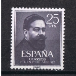 Sellos de Europa - Espa�a -  Edifil  1320   I Cent. del nacimiento de Isaac Albéniz ( 1860 - 1909 )