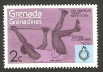 Stamps Grenada -  juegos panamericanos en ciudad de mexico, salto de pertiga