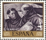 Stamps Spain -  ESPAÑA 1969 1918 Sello **MNH Pintor Alonso Cano San Juan Capistrano y San Bernardino