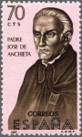 Sellos de Europa - Espaa -  ESPAÑA 1965 1679 Sello Nuevo Forjadores de America Padre José de Anchieta (1534-1597)