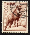 Stamps Japan -  cabra salvaje