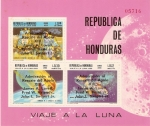 Stamps Honduras -  VIAJE  A  LA  LUNA