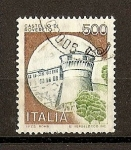 Stamps Italy -  Castillos.