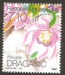 Stamps Croatia -  877 - motivo floral de Pokuplje