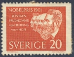 Stamps Sweden -  Premios Nobel 1901  Prudhomne von Behring vant Hoff