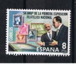 Sellos de Europa - Espa�a -  Edifil  2576  50 Aniver. de la Primera Exposición Filatélica Nacional  