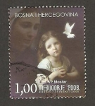 Stamps Bosnia Herzegovina -  santuario de la virgen maría de medugorje