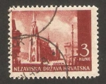 Stamps Croatia -  iglesia de osijek
