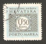 Stamps Croatia -  porto marka