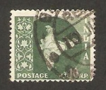 Stamps : Asia : India :  mapa