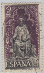 Stamps Spain -  Año santo compostelano-Santiago de pistoia(Italia)-1971