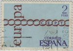 Stamps Spain -  Europa-1971