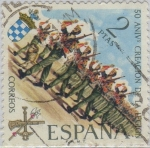 Sellos de Europa - Espa�a -  L aniversario de la legión-Gran Capitan-1971