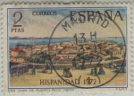 Sellos de Europa - Espaa -  Hispanidad- vista de San Juan dePuerto Rico(1870)-1972