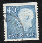 Stamps Sweden -  Rey Gustavo VI Adolfo de Suecia