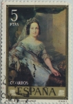 Sellos de Europa - Espa�a -  Vicente Lopez Portaña-Isabel II-1973