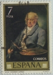 Stamps Spain -  Vicente Lopez Portaña-Goya-1973