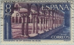 Stamps Spain -  Monasterio de Santo Domingo de Silos-Claustro-1973