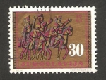 Stamps Yugoslavia -  tres jinetes