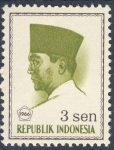 Sellos del Mundo : Asia : Indonesia : Achmed Sukarno 1966