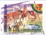 Stamps Bolivia -  Navidad 1998