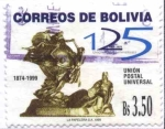 Sellos del Mundo : America : Bolivia : 125 Años Union Postal Universal 1874 - 1999