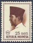 Stamps Indonesia -  Achmed Sukarno 1966