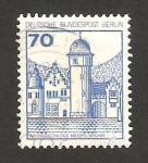 Stamps Germany -  Berlin - 500 A - Castillo de Mespelbrunn