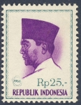 Sellos del Mundo : Asia : Indonesia : Achmed Sukarno 1966