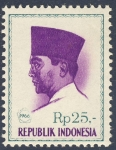 Sellos de Asia - Indonesia -  Achmed Sukarno 1966