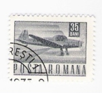 Sellos de Europa - Rumania -  avioneta (repetido)