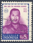 Stamps Indonesia -  Brig Djen TNI  Anumerta Katamso 1923 1965