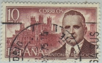 Stamps Spain -  personajes españoles-Antonio Palacios-1975