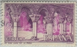 Sellos de Europa - Espa�a -  Monasterio de San Juan de la Peña-claustro-1975