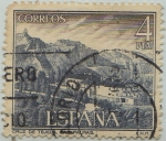 Stamps Spain -  seri turistica-Paradores nacionales-1976