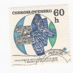 Sellos de Europa - Checoslovaquia -  Inter Kosmos