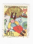Stamps Czechoslovakia -  Cuadro