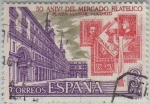 Stamps Spain -  L aniversario del mercado filatelico-1977