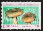 Stamps Spain -  SETAS-HONGOS: 1.232.003,00-Russula cyanoxantha