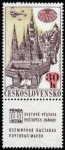 Sellos de Europa - Checoslovaquia -  CHEQUIA -  Centro histórico de Praga