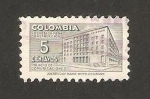 Stamps Colombia -  palacio de comunicaciones