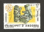 Sellos del Mundo : Europe : Andorra : navidad 1984