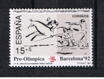 Stamps Spain -  Edifil  3104  Barcelona´92  VI serie Pre-Olimpica  